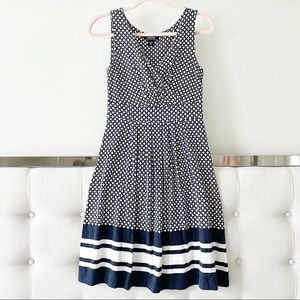 Land’s End Nautical Sleeveless Pattern Dress
